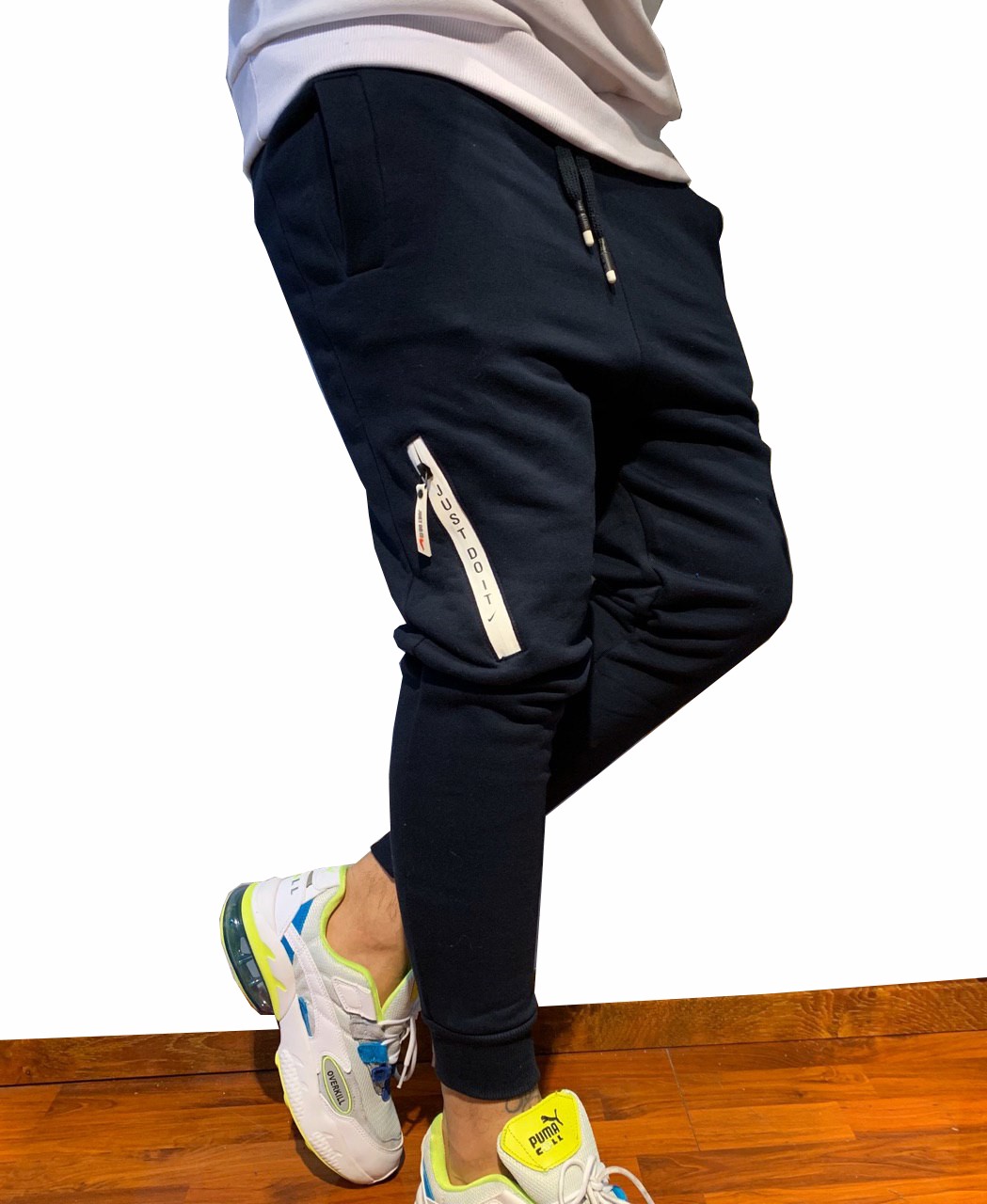 شلوار اسلش مردانه سرمه ای طرح NIKE